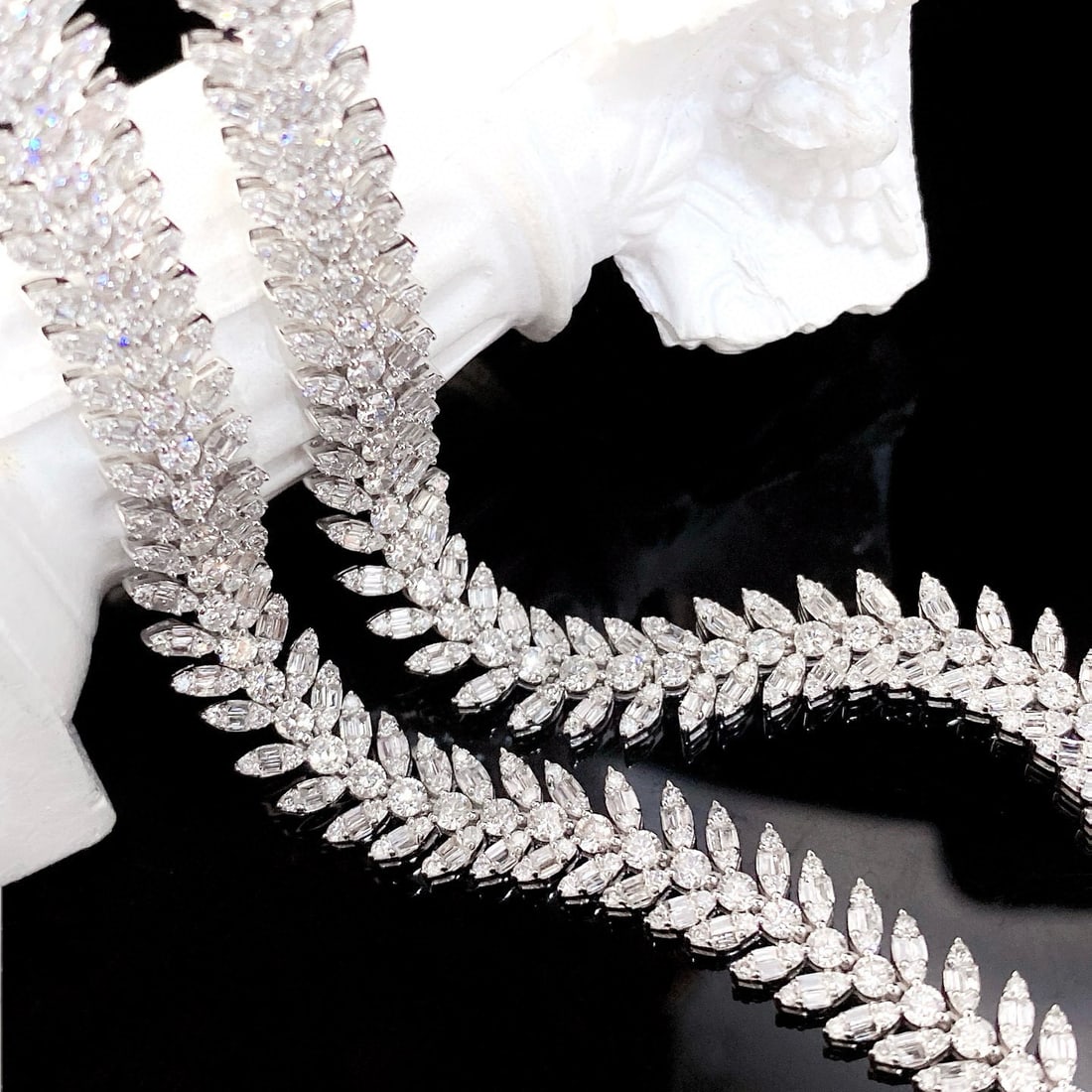 14k Gold 4.5 Ct Natural H Diamond Bracelet - 5