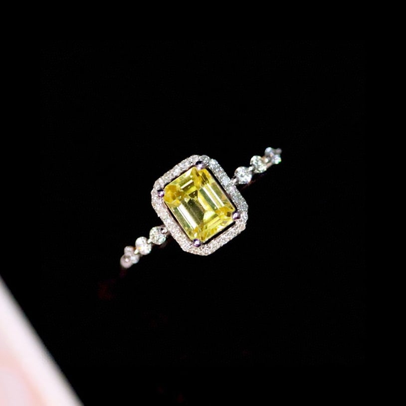 14k Gold 1.16 Ctw Natural Sapphire & Diamond Ring - 5