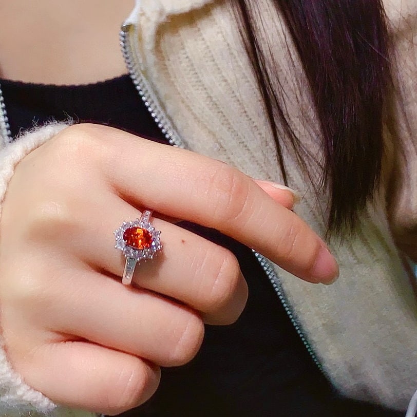 14k Gold 1.38 Ctw Natural Sapphire & Diamond Ring - 5