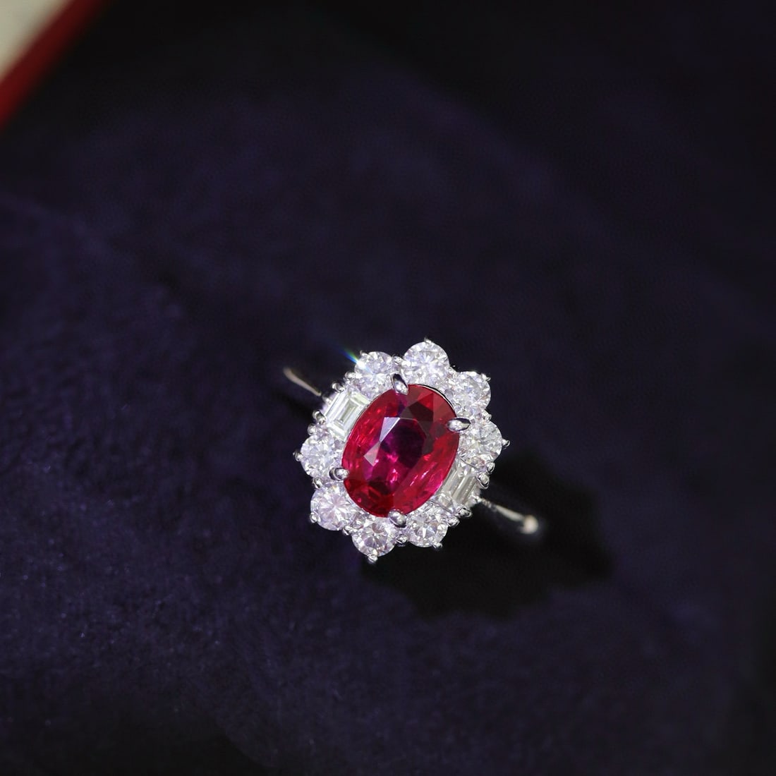 14k Gold 1.85 Ctw Natural Ruby & Diamond Ring - 3