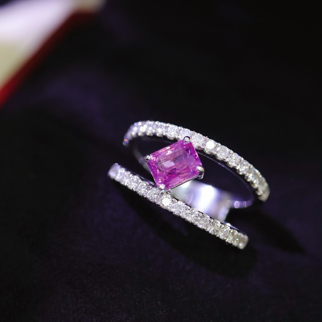 14k Gold 1.87 Ctw Natural Sapphire & Diamond Ring - 2