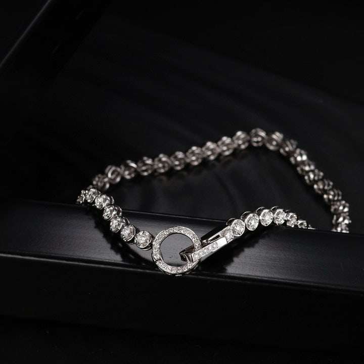 14k Gold 1.2 Ct Natural H Diamond Bracelet - 8