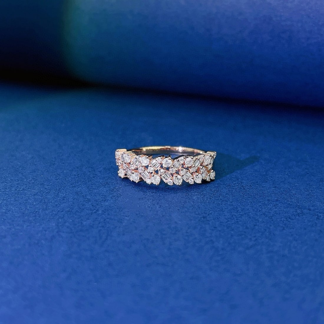 14k Gold 0.49 Ctw Natural H Diamond Ring - 2