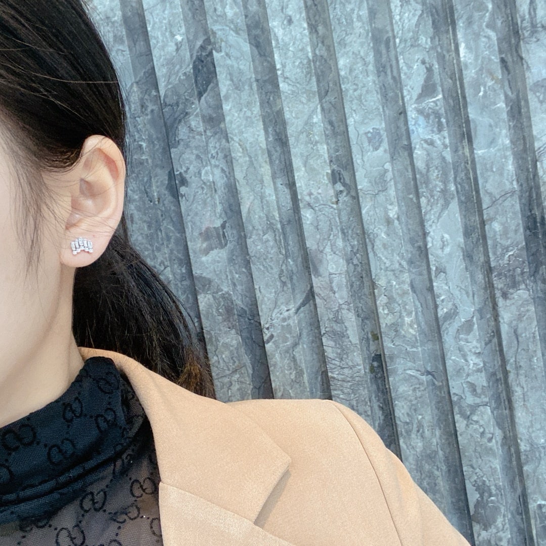 14k Gold 0.5 Ct Natural H Diamond Earrings - 3