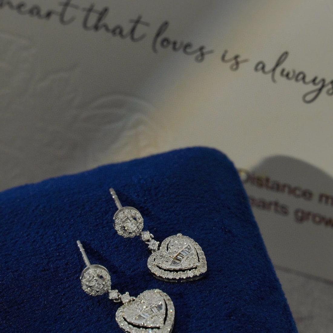 14k Gold 0.6 Ct Natural H Diamond Earrings - 3