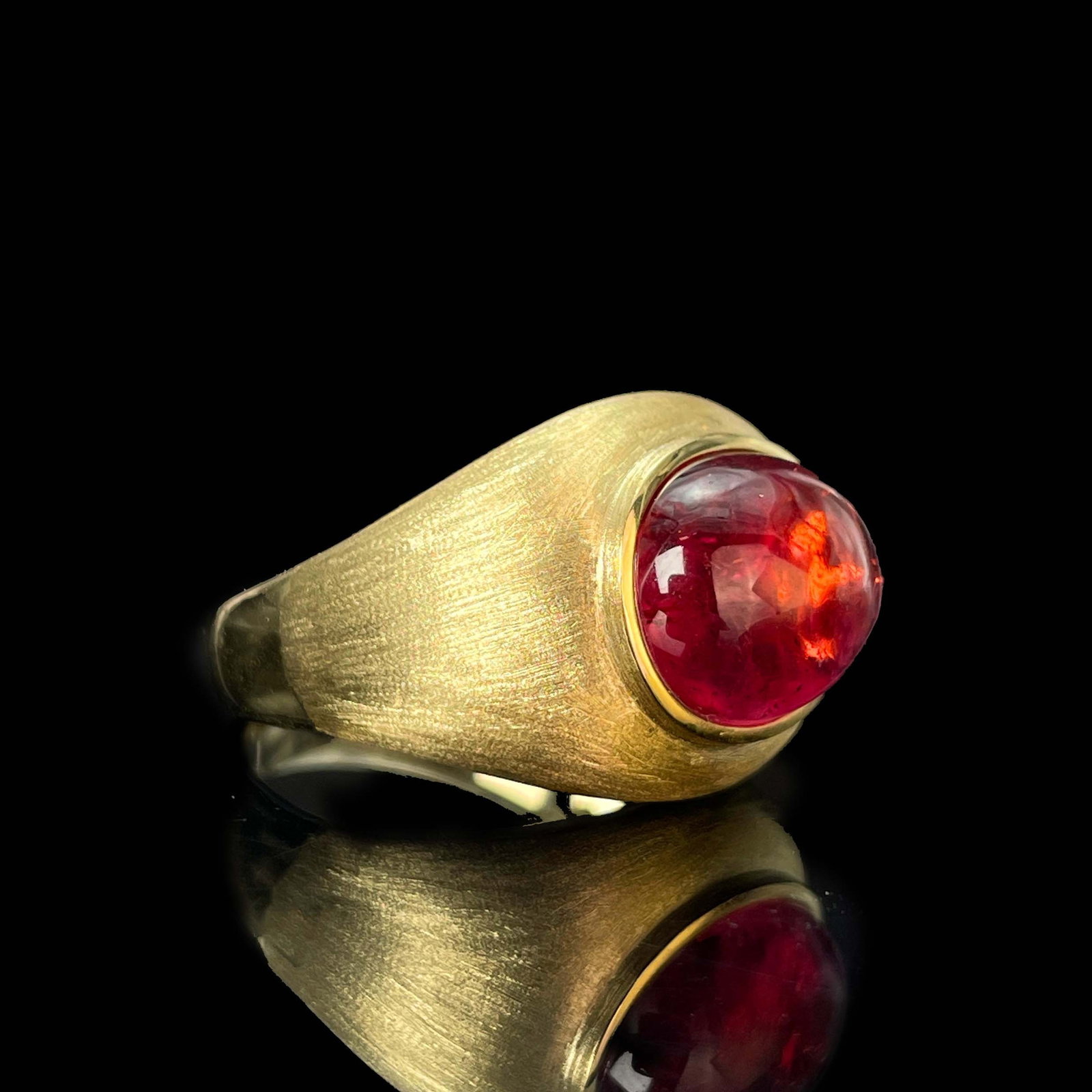 14k Gold 5 Ct Natural Tourmaline Ring - 2