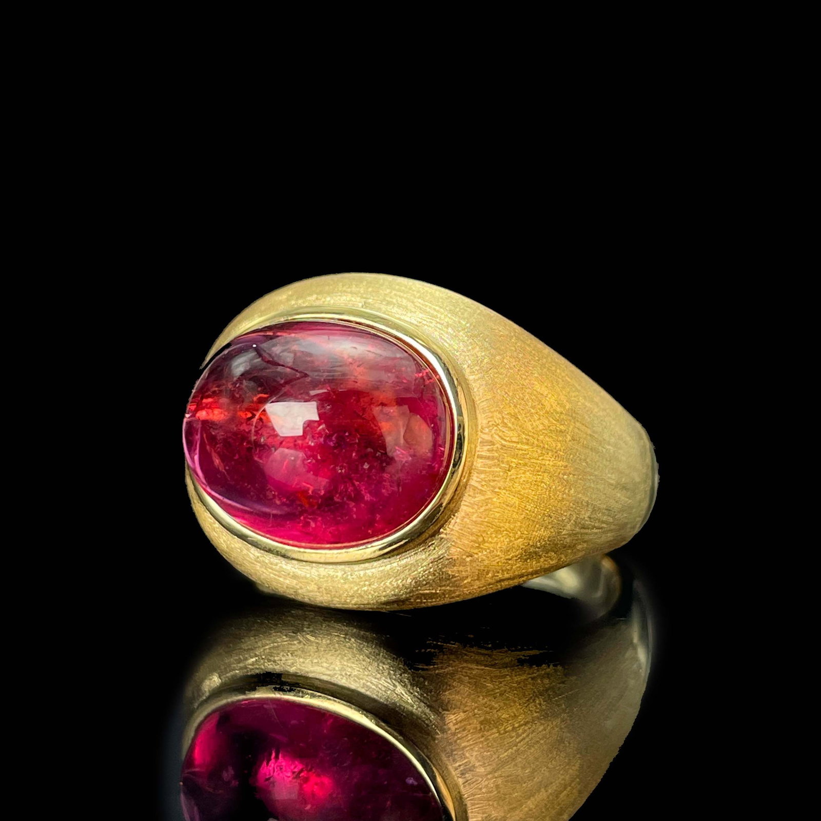 14k Gold 5 Ct Natural Tourmaline Ring - 3