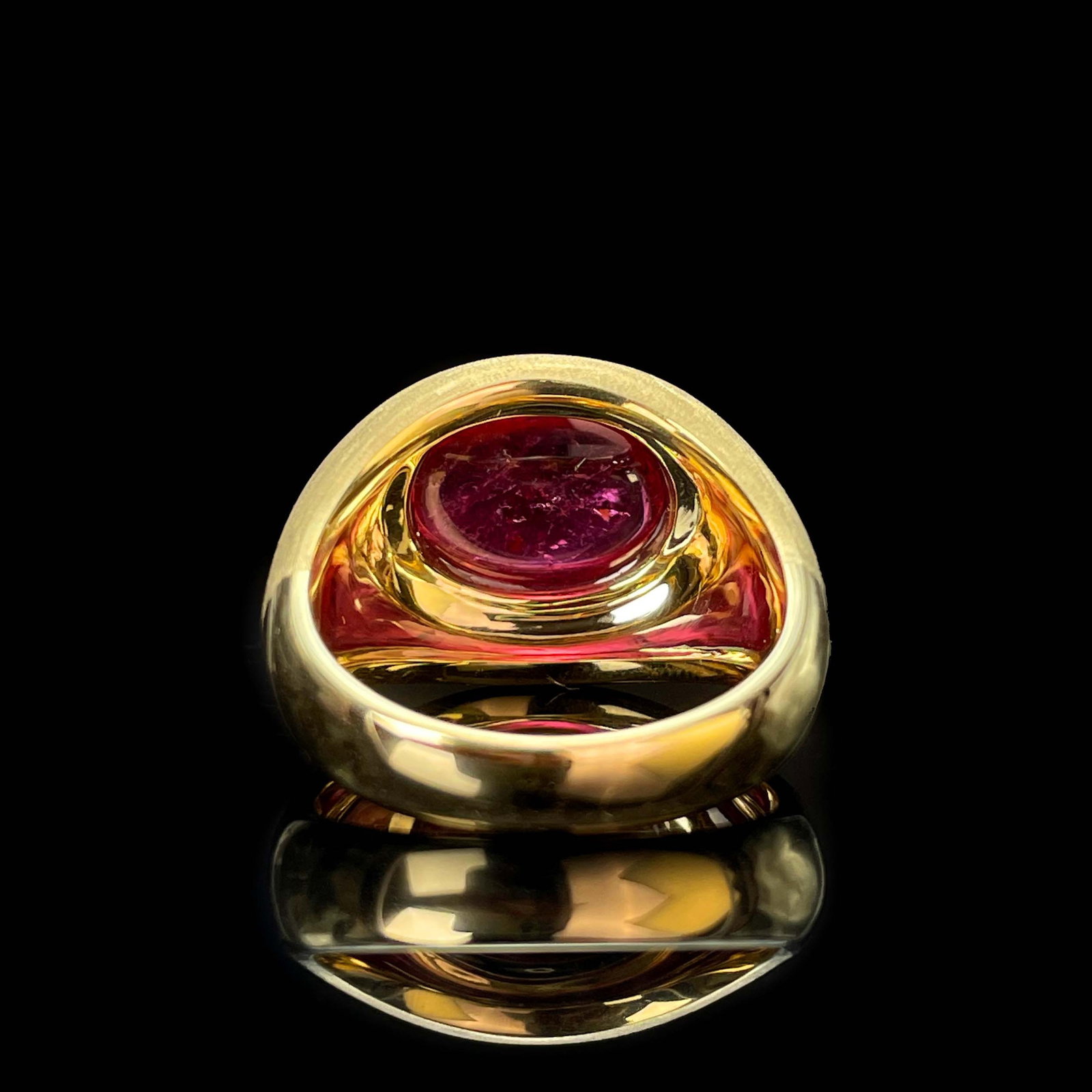 14k Gold 5 Ct Natural Tourmaline Ring - 4
