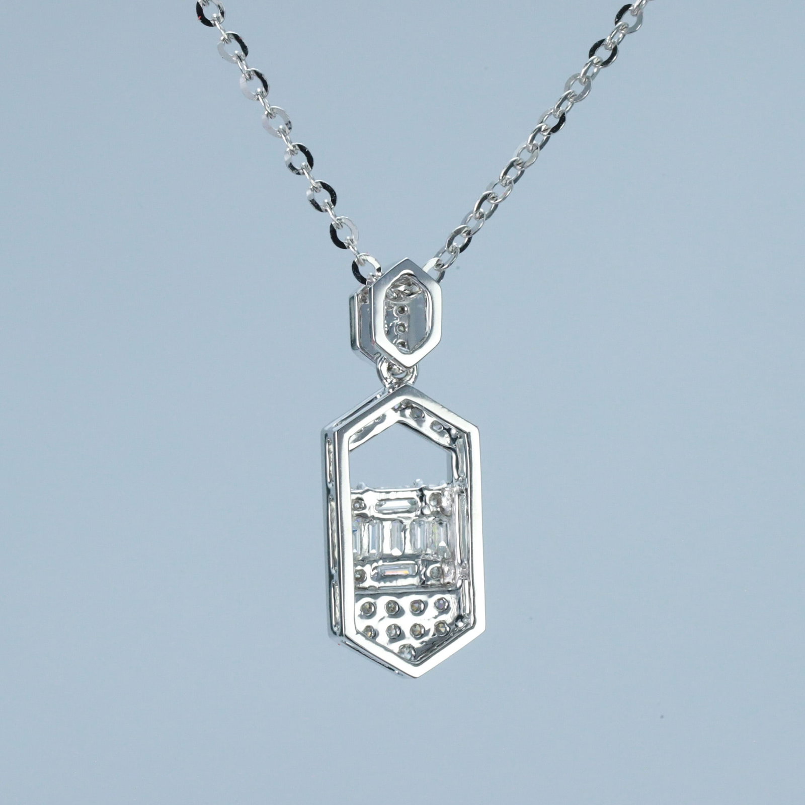 14k Gold 0.31 Ctw Natural H Diamond Pendant( Without Chain ) - 3