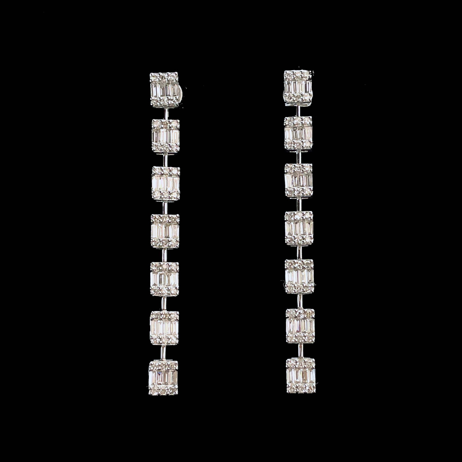 14k Gold 1.28 Ctw Natural H Diamond Earrings - 2