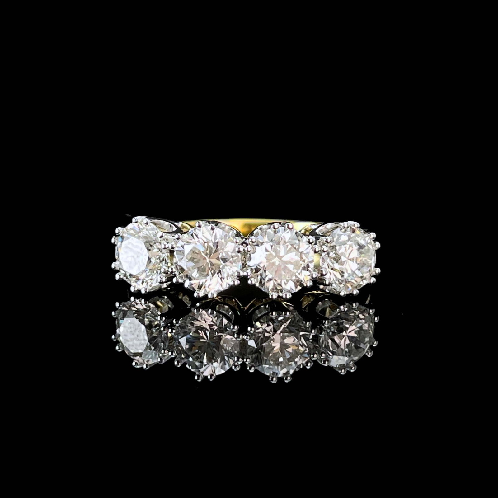 14k Gold 2.0 Ct Natural H Diamond Ring (1 of 7)