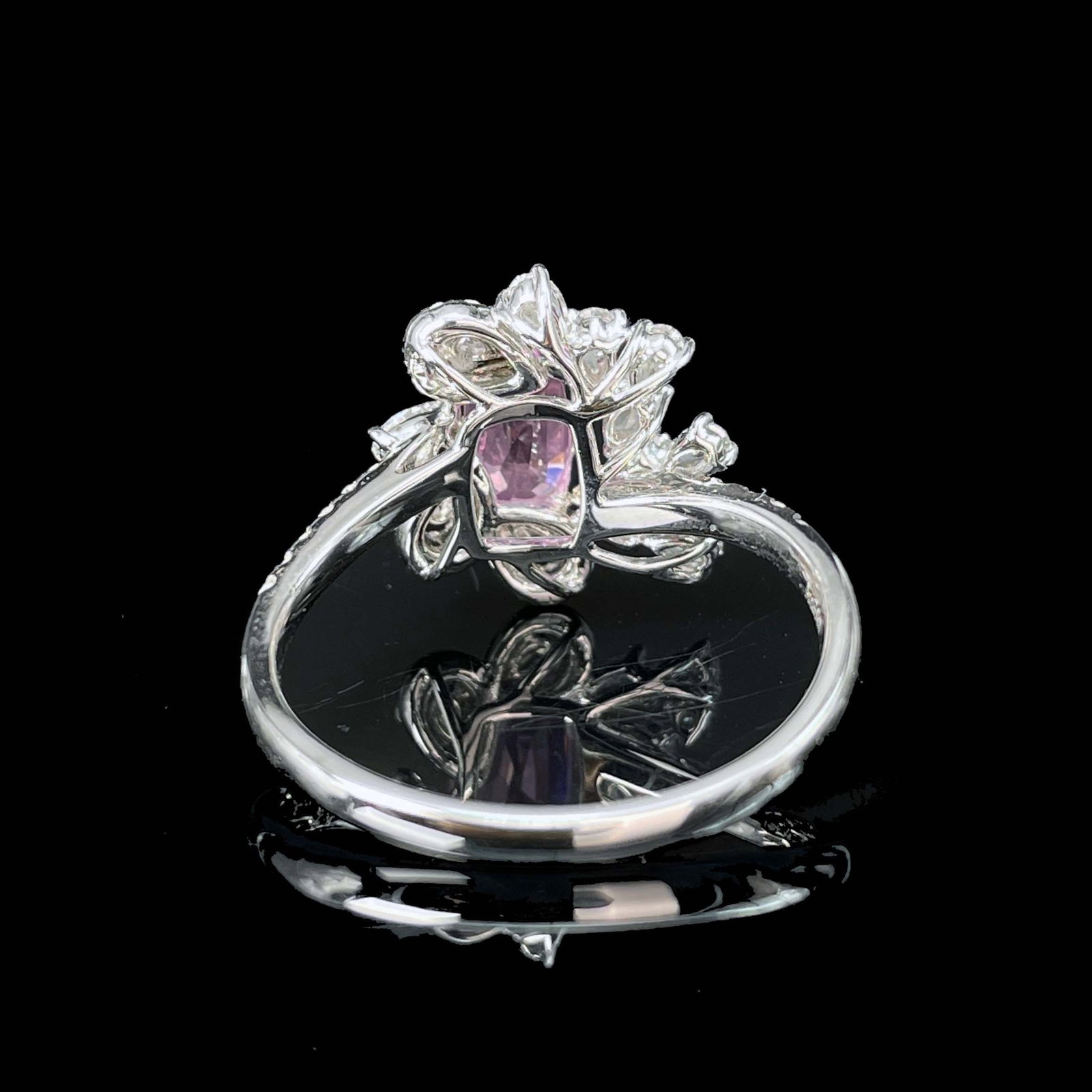 14k Gold 2.30 Ctw Natural Sapphire & Diamond Ring - 5