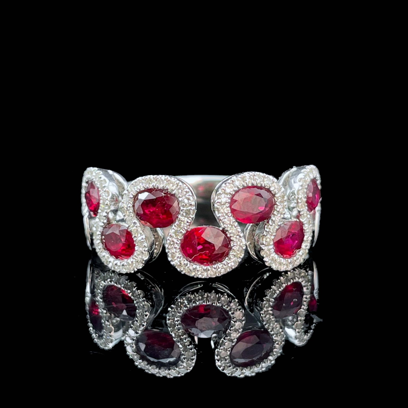 14k Gold 1.83 Ctw Natural Ruby & Diamond Ring (1 of 6)