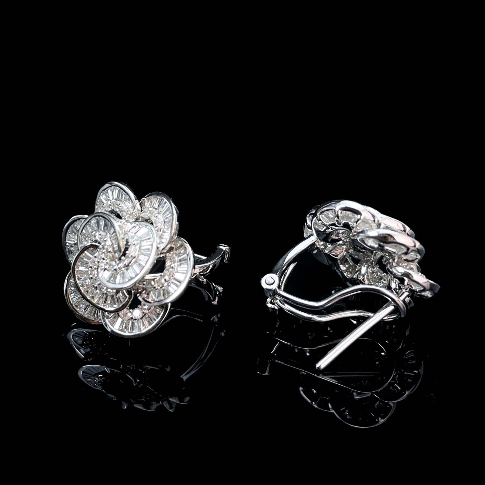 14k Gold 1.36 Ctw Natural H Diamond Earrings - 2