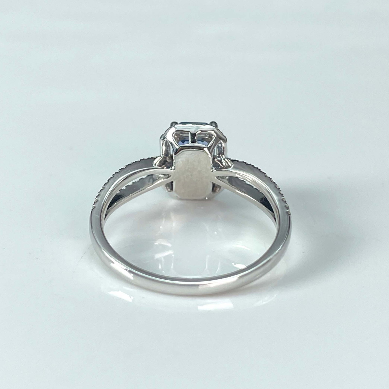 14k Gold 1.72 Ctw Natural Sapphire & Diamond Ring - 5