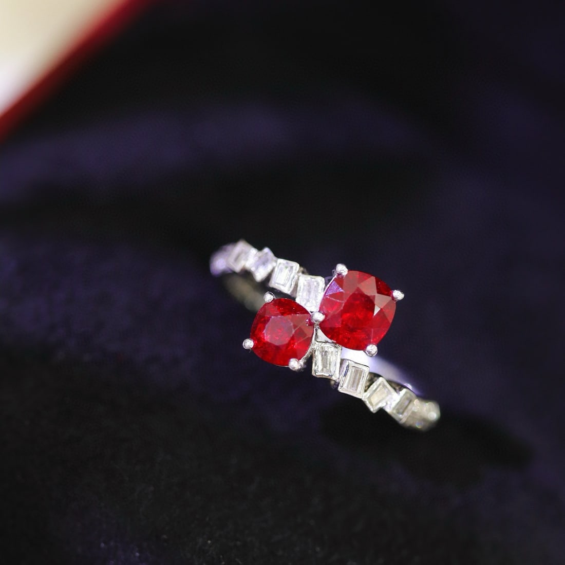 14k Gold 1.35 Ctw Natural Ruby & Diamond Ring - 3