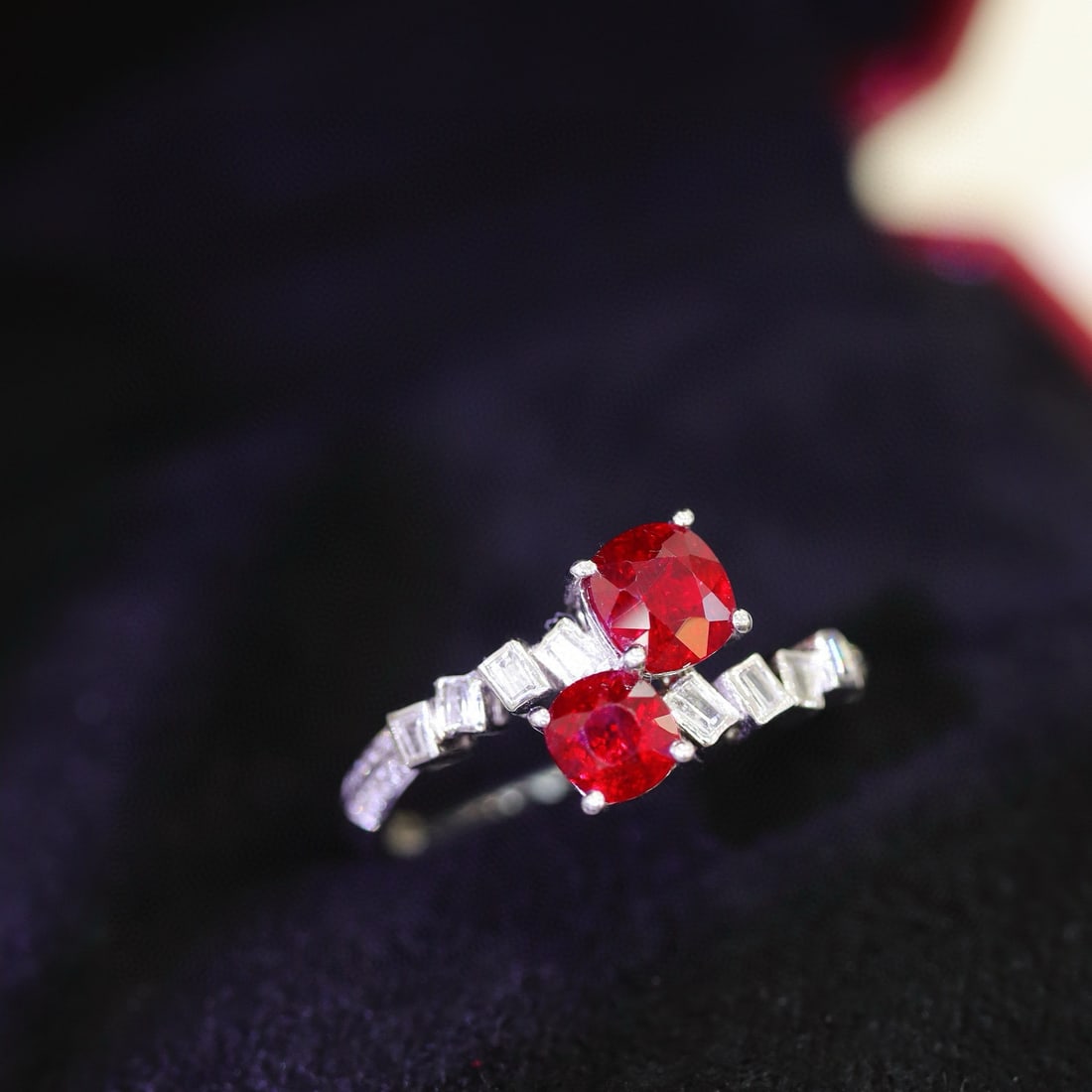 14k Gold 1.35 Ctw Natural Ruby & Diamond Ring - 4