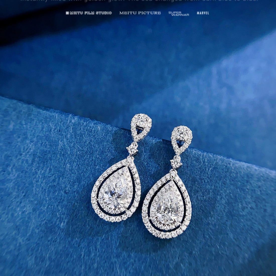 Gia Certified 14k Gold 1.17 Ctw Natural F Vvs2 Pear Diamond Earrings - 4