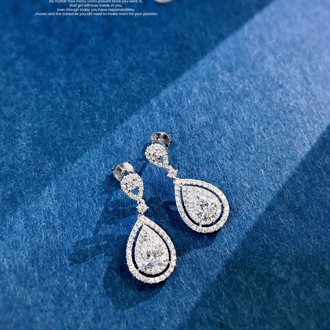 Gia Certified 14k Gold 1.17 Ctw Natural F Vvs2 Pear Diamond Earrings - 5