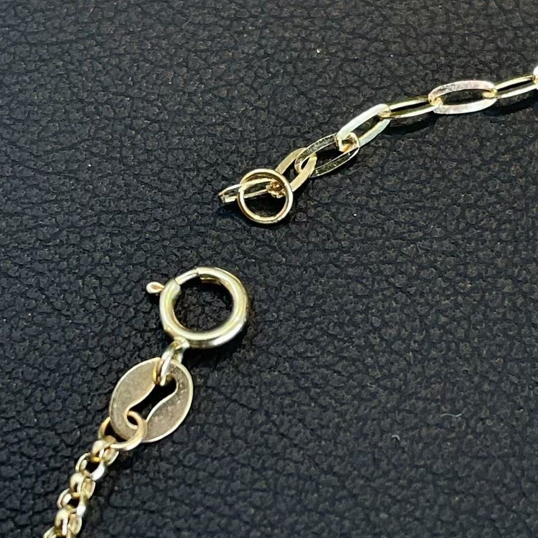 14k Gold 0.2 Ct Natural Emerald Bracelet - 4