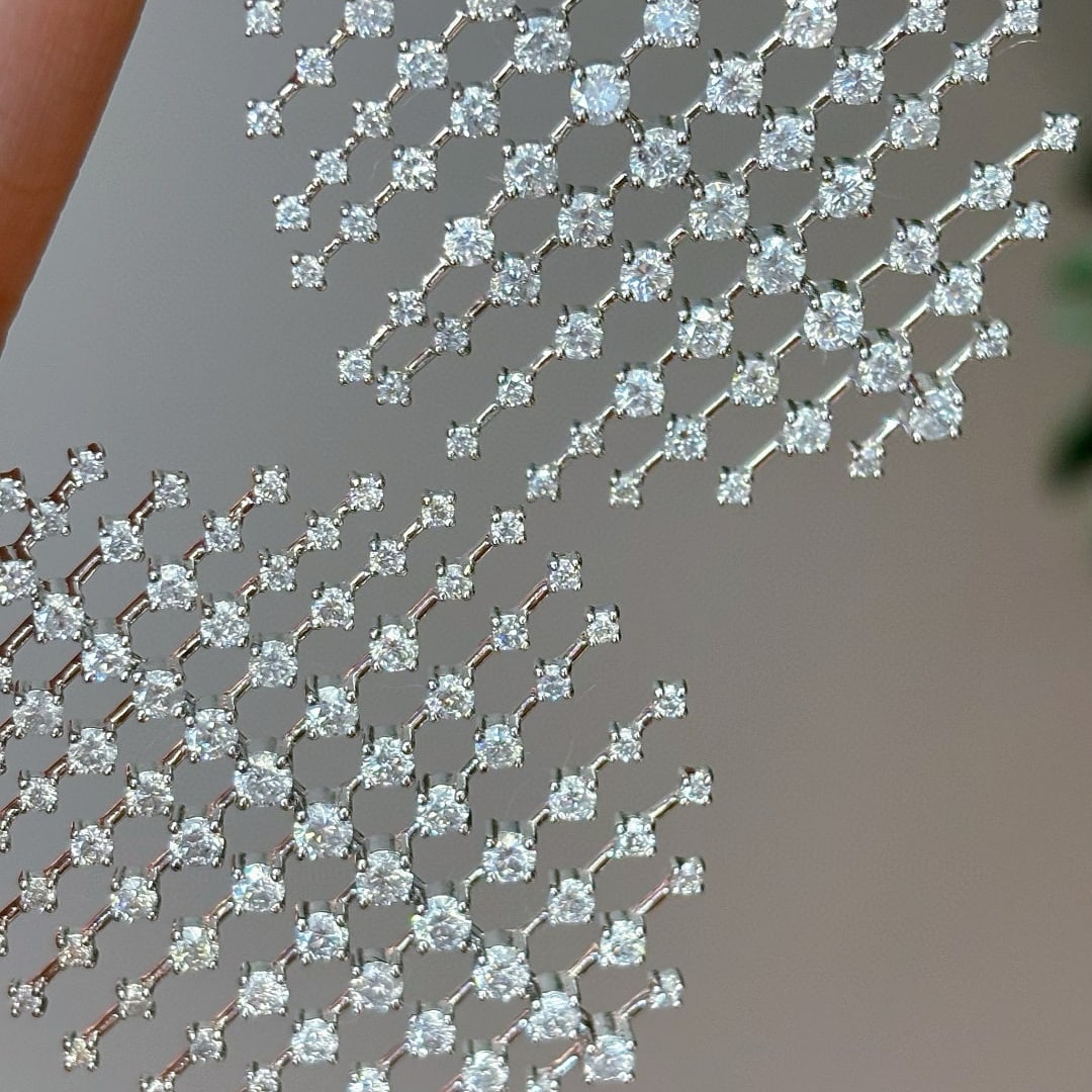 14k Gold 5.3 Ct Natural H Diamond Earrings - 3