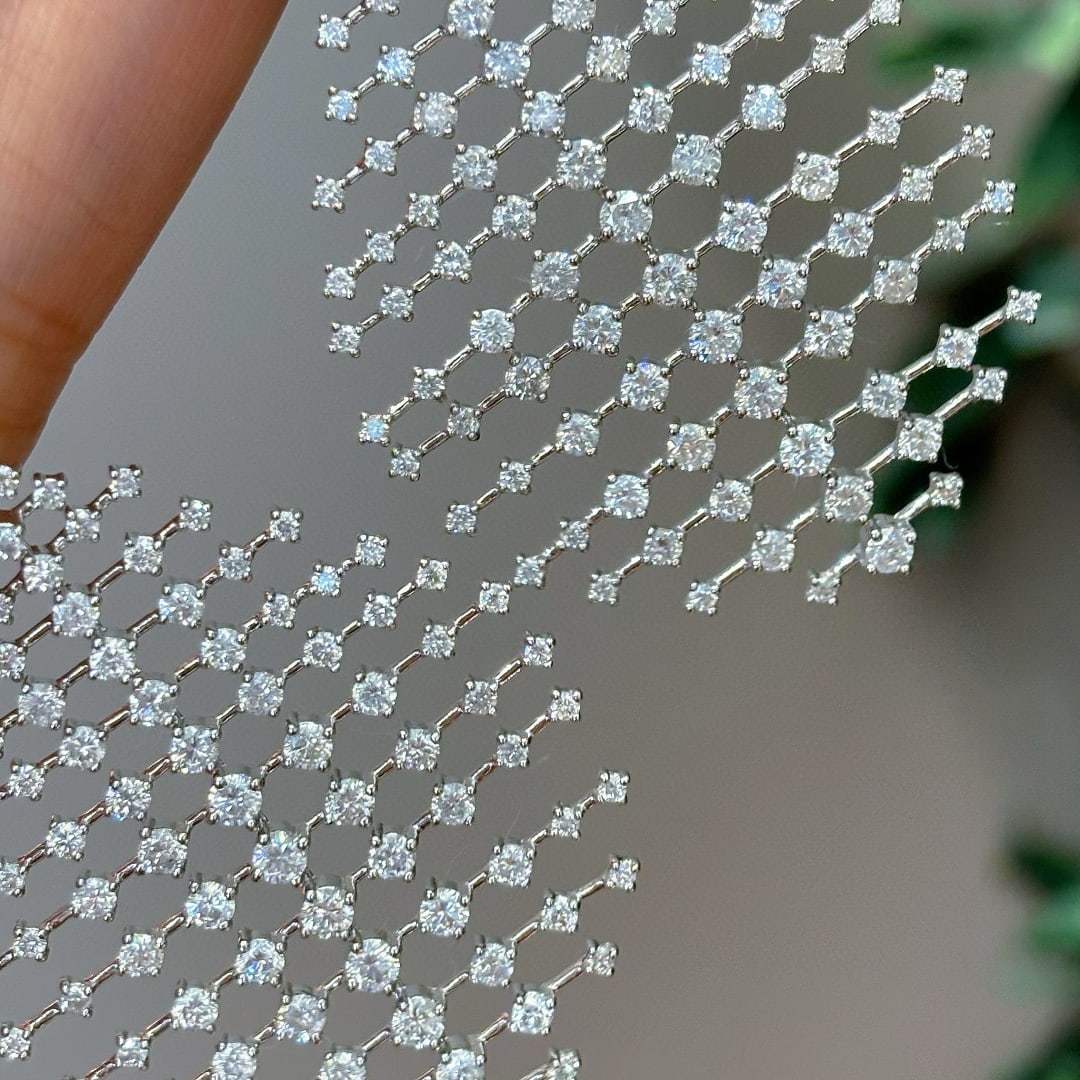 14k Gold 5.3 Ct Natural H Diamond Earrings - 4