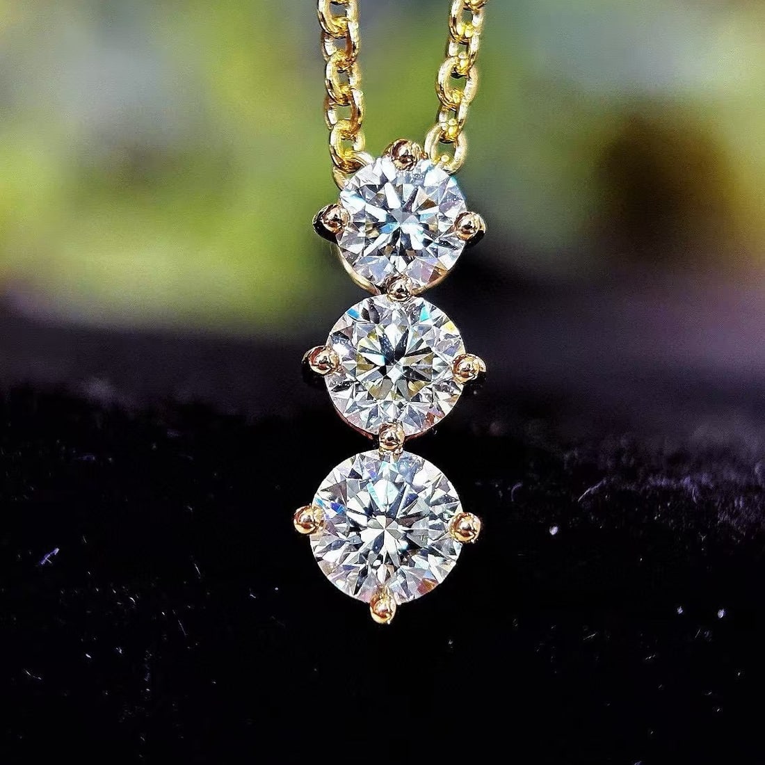 14k Gold 0.85 Ct Natural H Diamond Pendant( Without Chain ) - 3