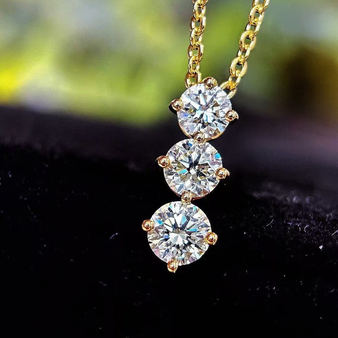 14k Gold 0.85 Ct Natural H Diamond Pendant( Without Chain ) - 5