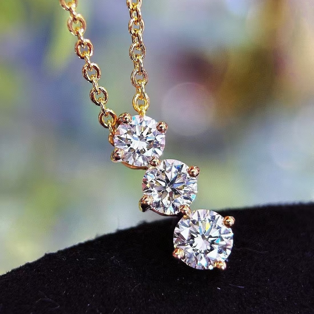 14k Gold 0.85 Ct Natural H Diamond Pendant( Without Chain ) - 6