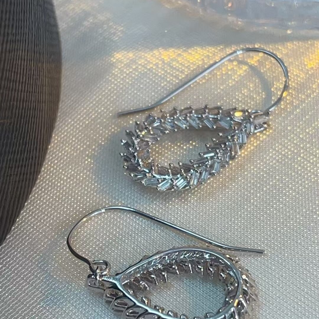 14k Gold 0.90 Ctw Natural H Diamond Jewelry Set - 3