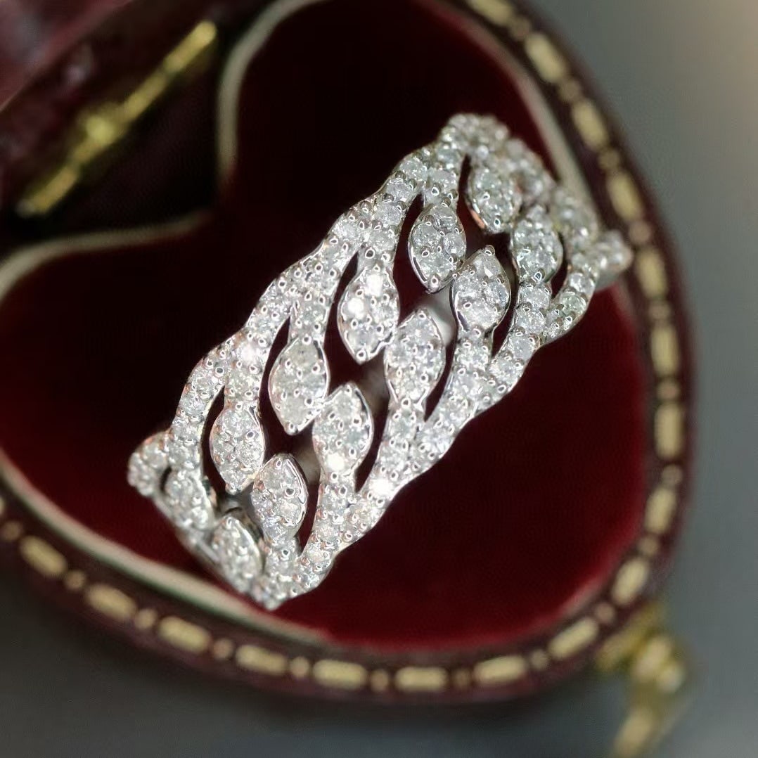 14k Gold 0.6 Ct Natural H Diamond Ring: Ref:230945121 // gold content:14k gold // ring size:7. 25us // // main gemstone:diamond // shape:round // carat weight:0. 6ct // clarity grade:vs-si // color:h // treatment:natural // cut grade:g