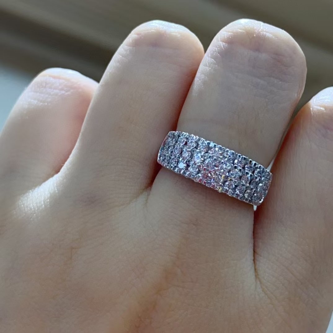 14k Gold 1 Ct Natural H Diamond Ring - 2