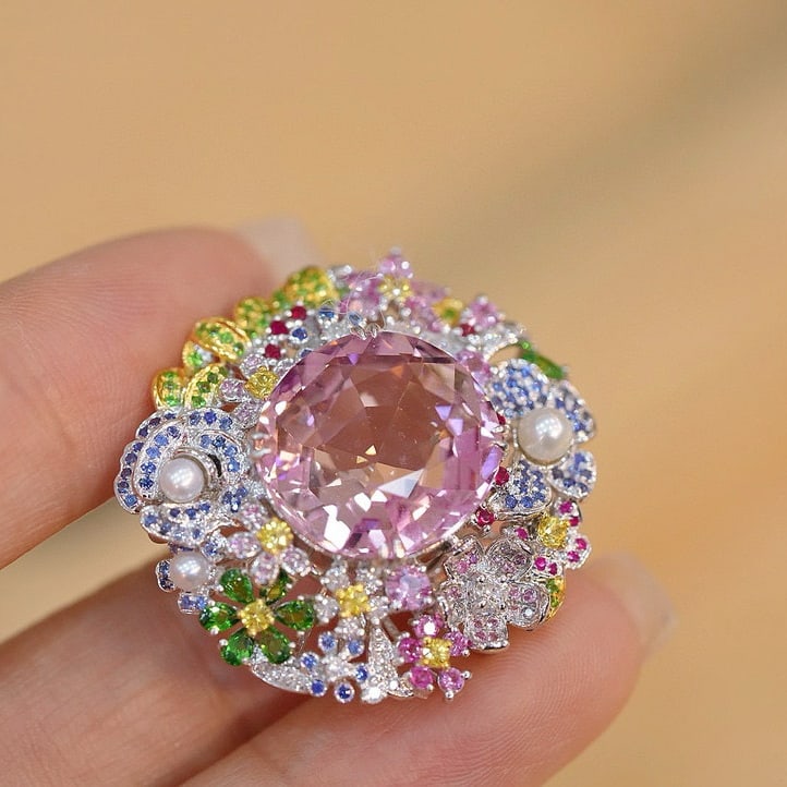 14k Gold 12.5 Ct Natural Tourmaline Ring - 3