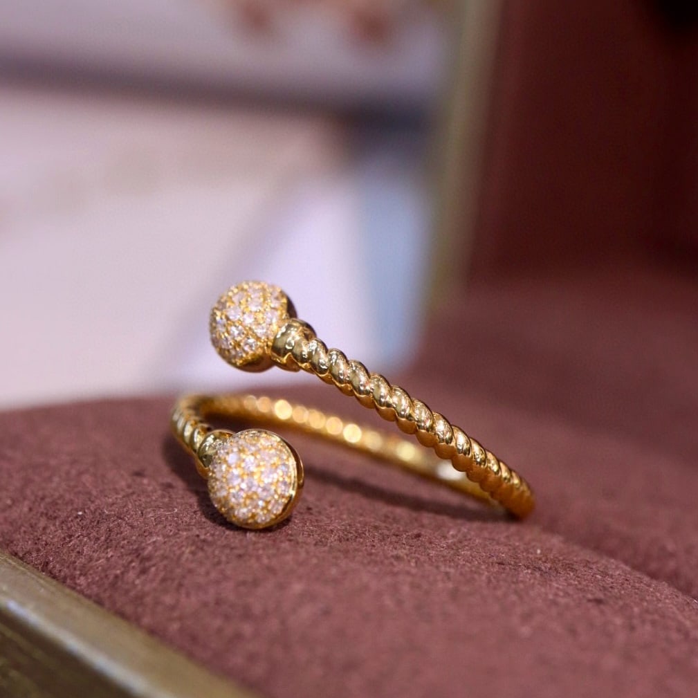 14k Gold 0.15 Ct Natural H Diamond Ring - 2