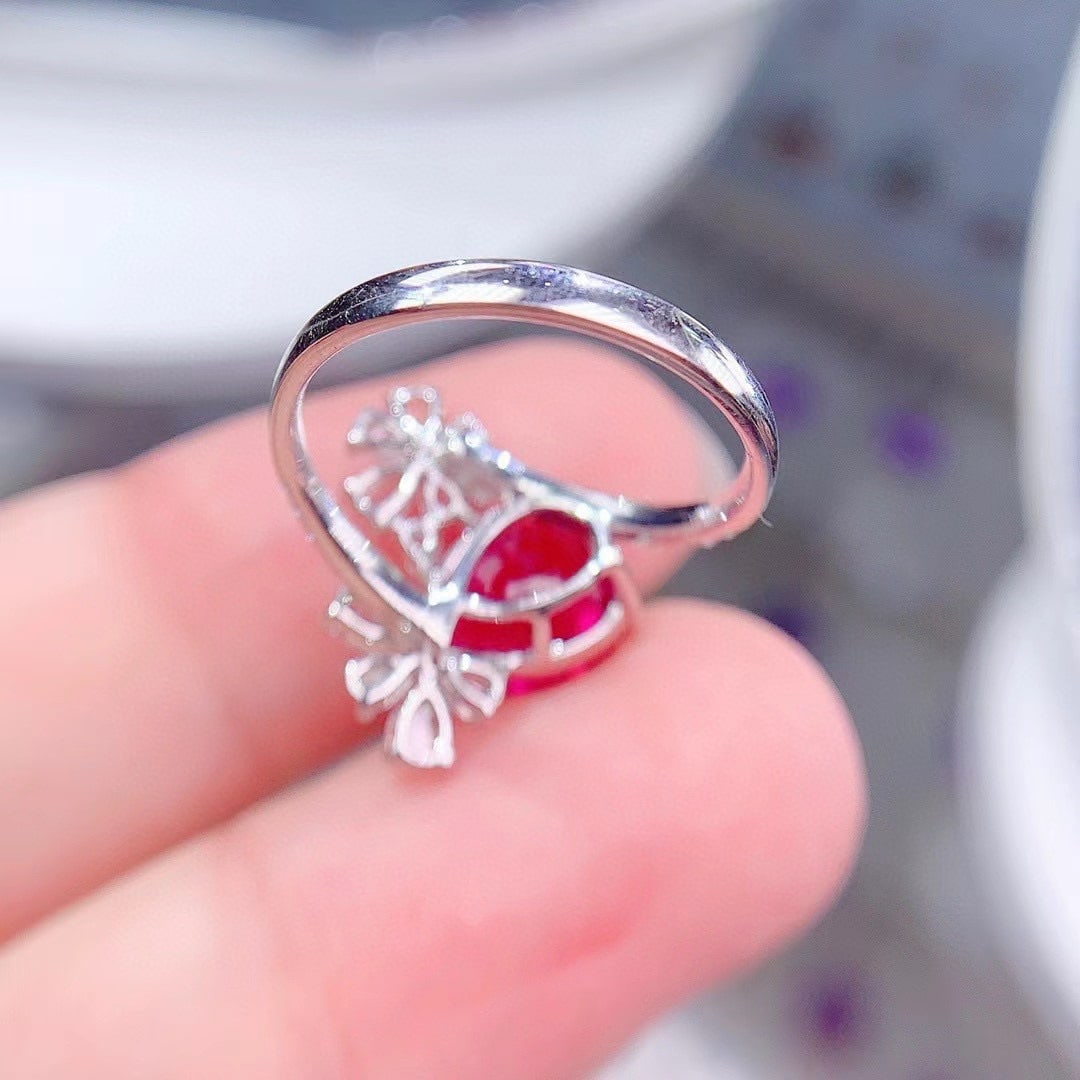 14k Gold 3.95 Ctw Natural Tourmaline & Diamond Ring - 4