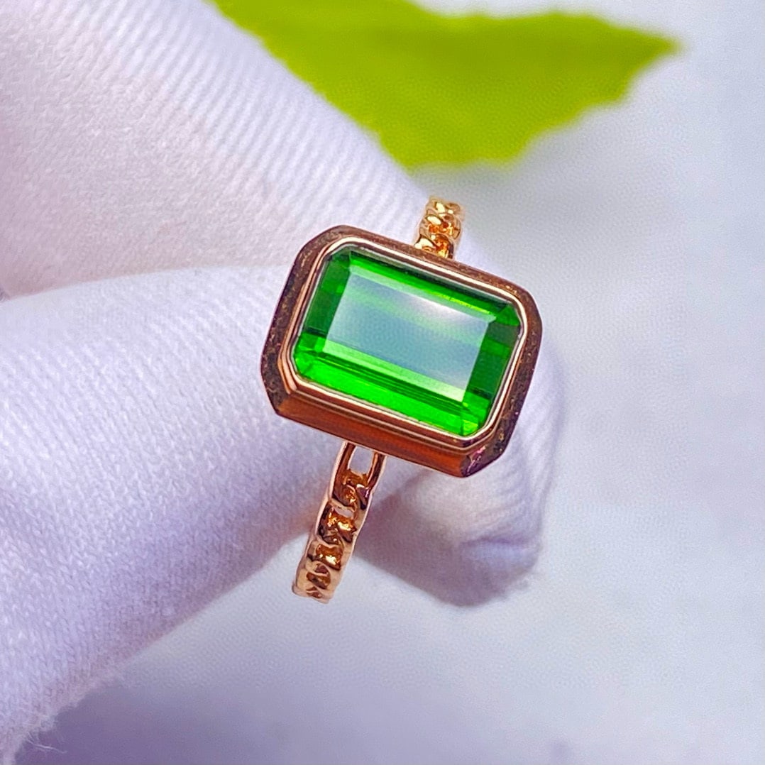 14k Gold 1.53 Ct Natural Tourmaline Ring - 2