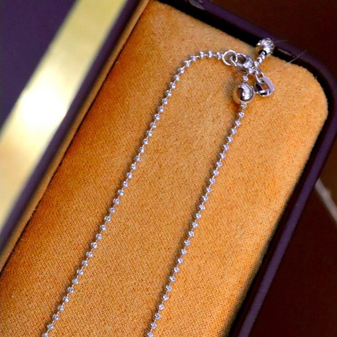 14k Gold 1.10 Ct Natural H Diamond Necklace - 5