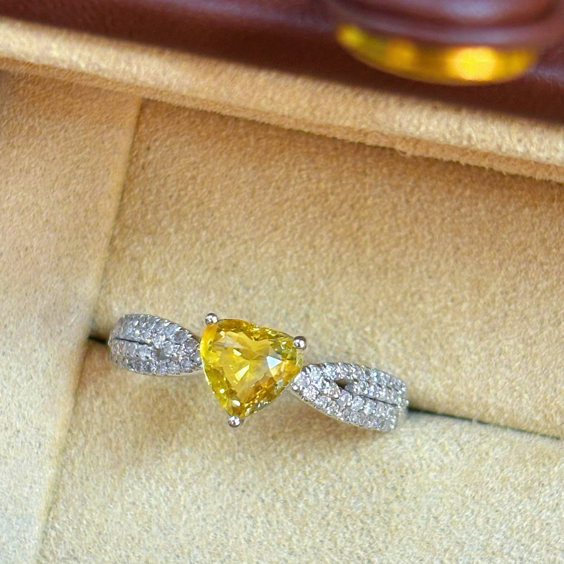 14k Gold 1.48 Ctw Natural Sapphire & Diamond Ring - 2