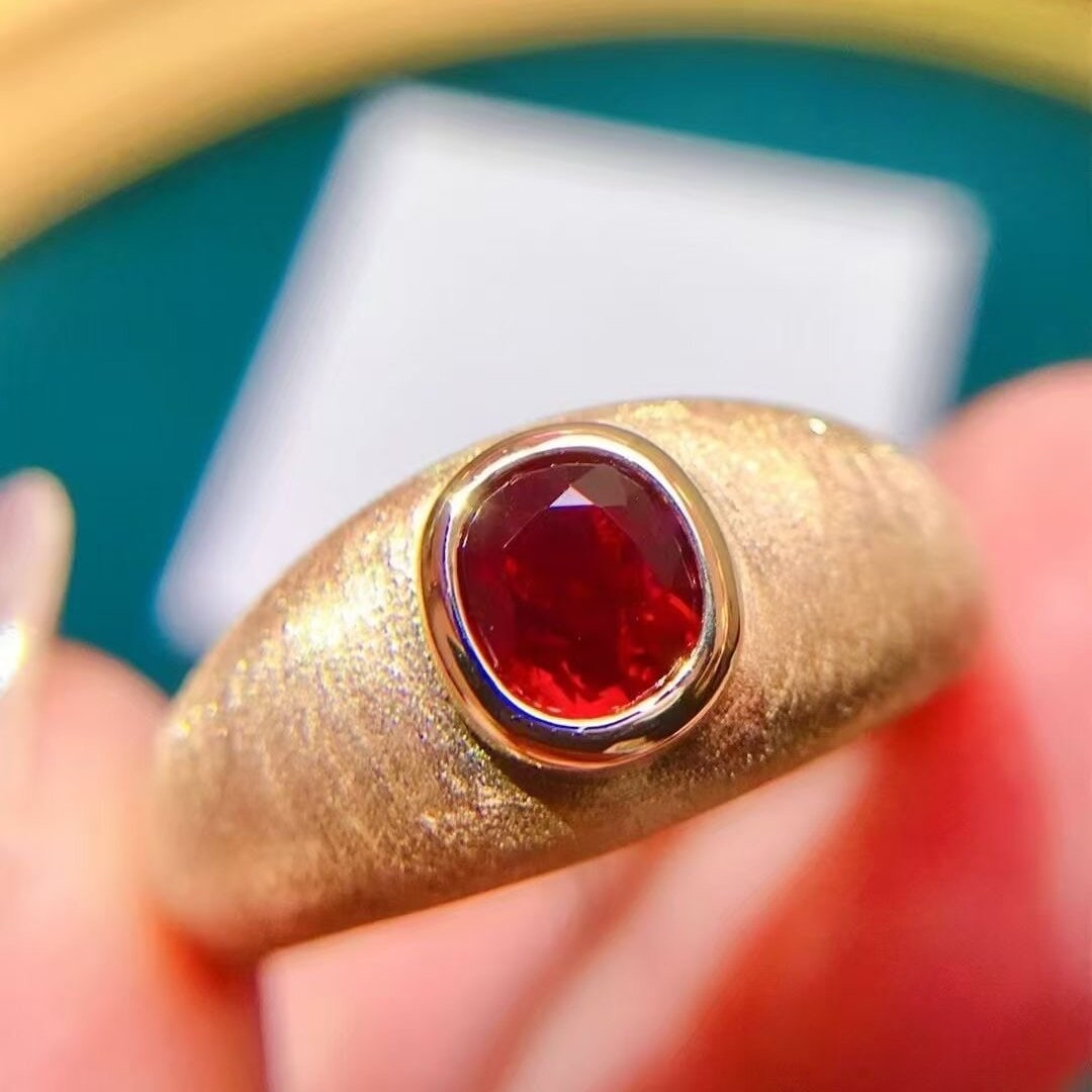14k Gold 1.02 Ct Natural Ruby Ring (1 of 6)