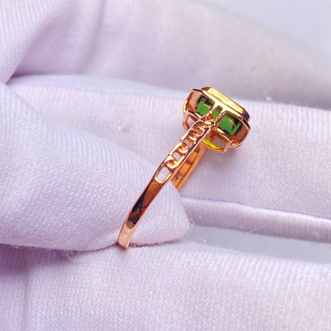 14k Gold 1.15 Ct Natural Tourmaline Ring - 5
