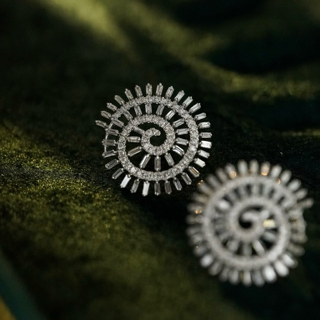 14k Gold 1.24 Ct Natural H Diamond Earrings - 7