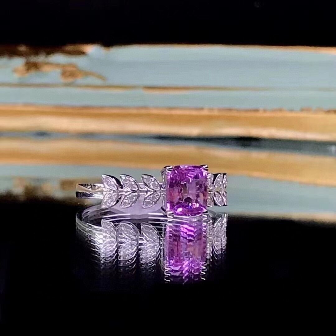 14k Gold 1.13 Ctw Natural Sapphire & Diamond Ring - 2