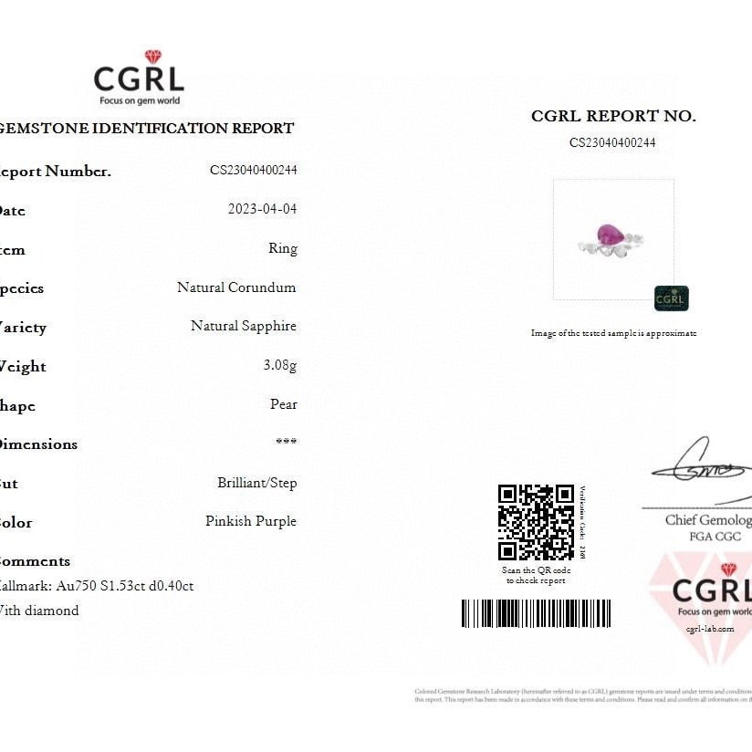 14k Gold 1.93 Ctw Natural Sapphire & Diamond Ring - 8