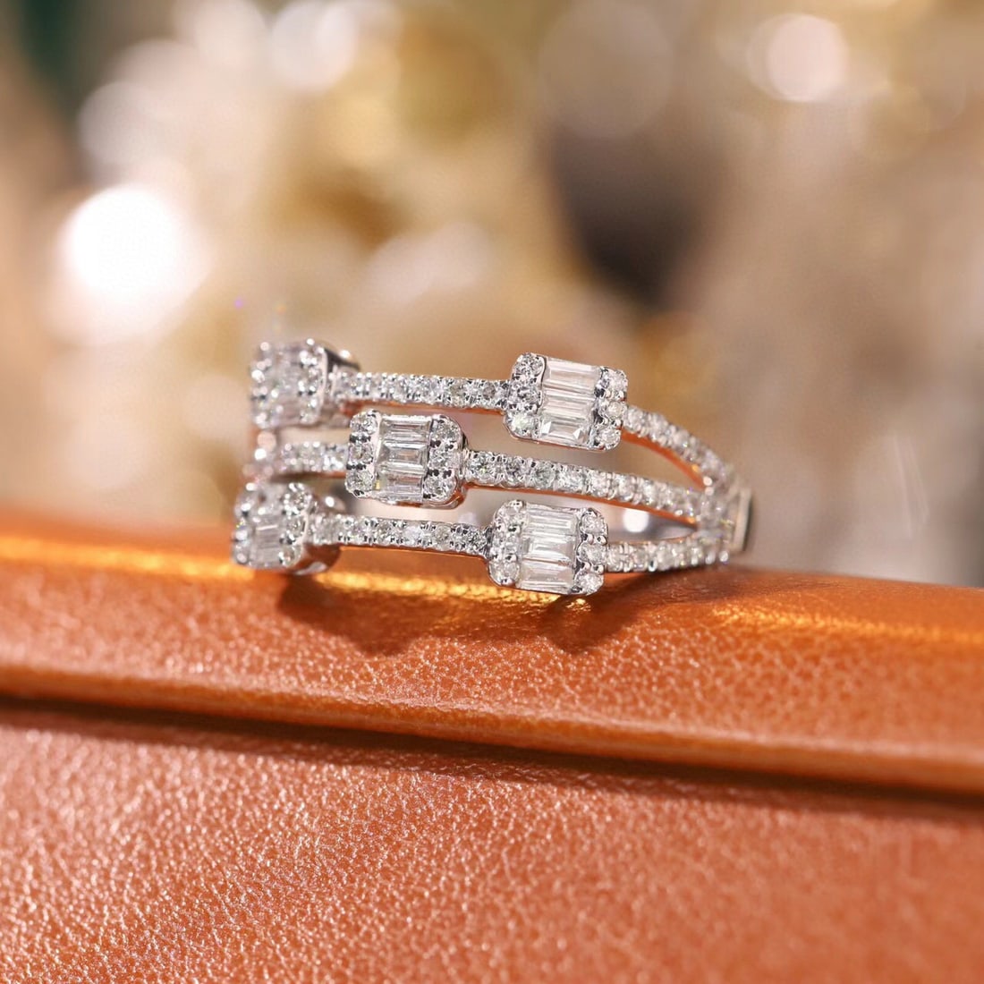 14k Gold 0.5 Ct Natural H Diamond Ring: Ref:230956359 // gold content:14k gold // ring size:7. 25us // // main gemstone:diamond // shape:multiply // carat weight:0. 5ct // clarity grade:vs-si // color:h // treatment:natural // High Estimate