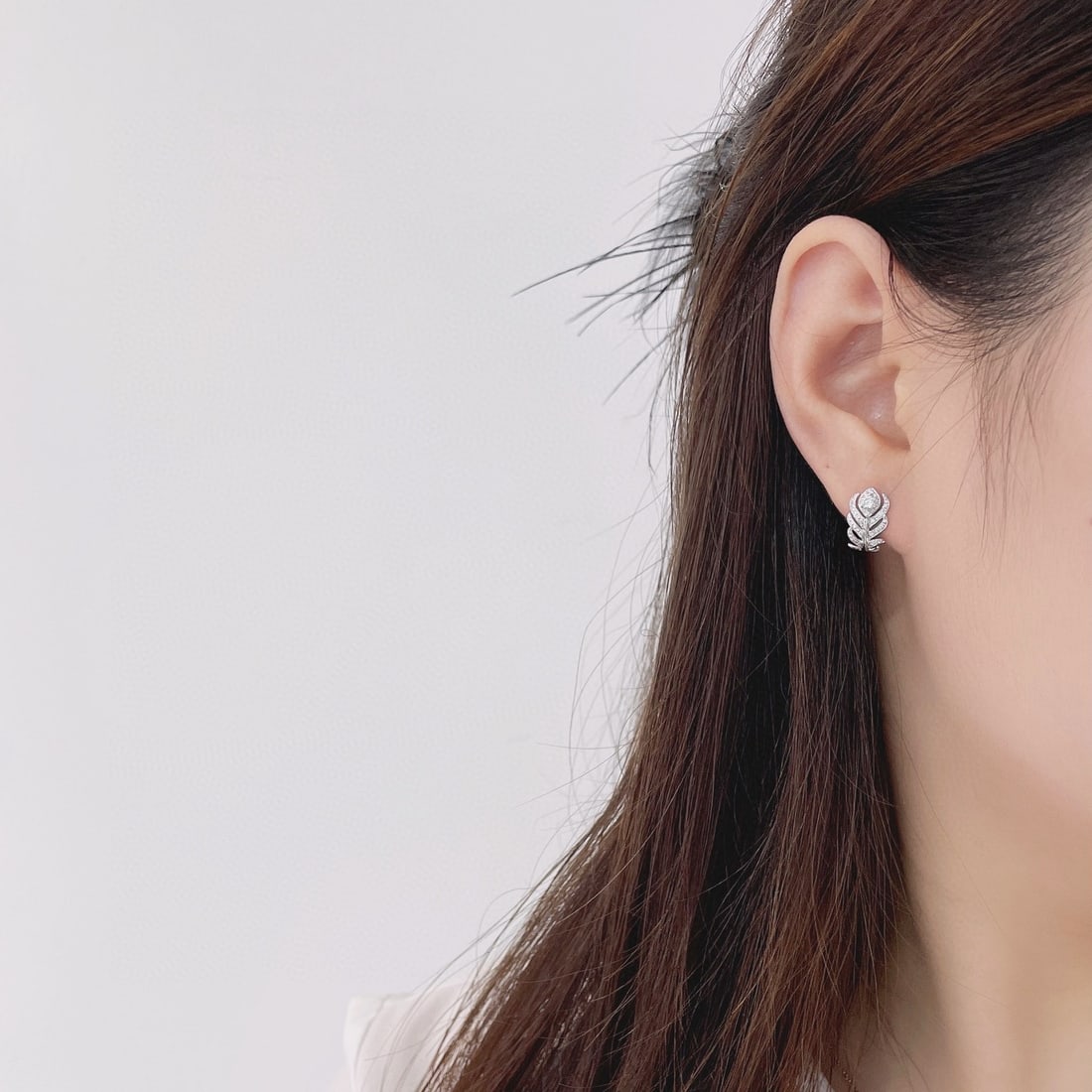 14k Gold 0.36 Ct Lab Grown Diamond Earrings - 3