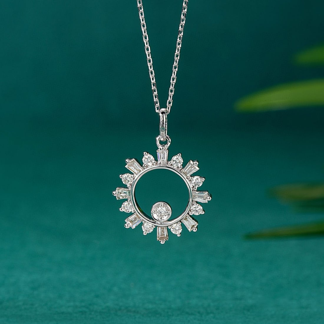 14k Gold 0.40 Ctw Natural H Diamond Pendant( Without Chain ): Ref:230952210 // gold content:14k gold // main gemstone:diamond // shape:round // carat weight:0. 23ct // clarity grade:vs-si // color:h // treatment:natural // cut grade:g // // adjacent gemstone