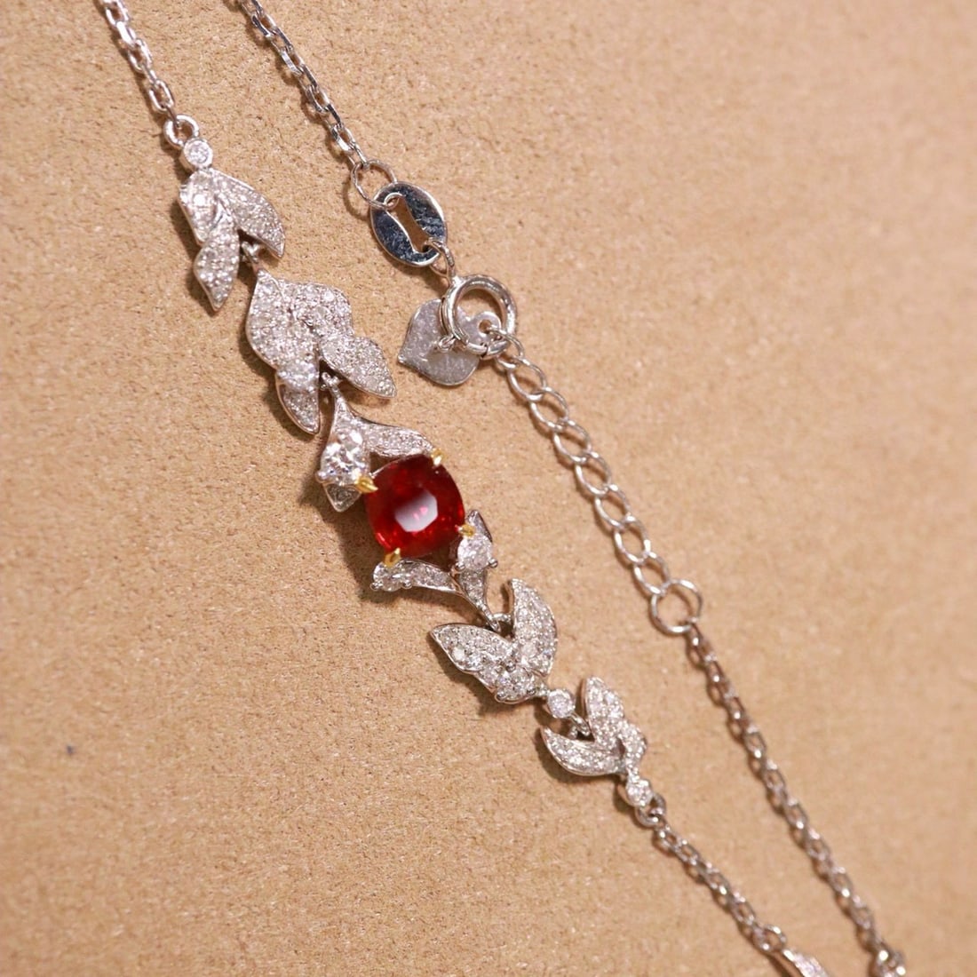 14k Gold 1.49 Ctw Natural Ruby & Diamond Bracelet: Ref:230953109 // gold content:14k gold // main gemstone:ruby // shape:cushion // carat weight:1. 01ct // color:pigeonblood red // treatment:natural // // adjacent gemstone 2 : diamond // shape:round /