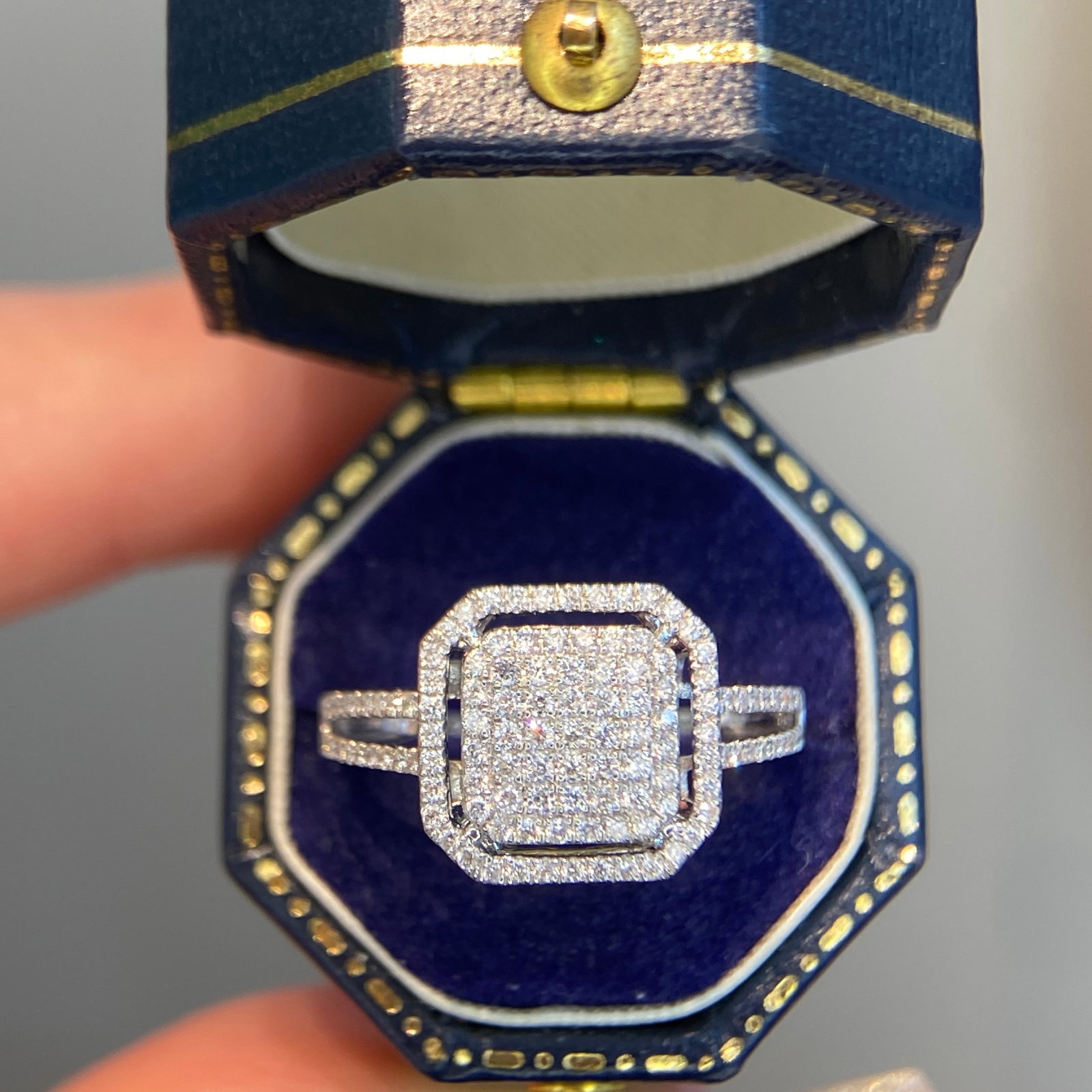 14k Gold 0.5 Ct Natural H Diamond Ring (1 of 10)