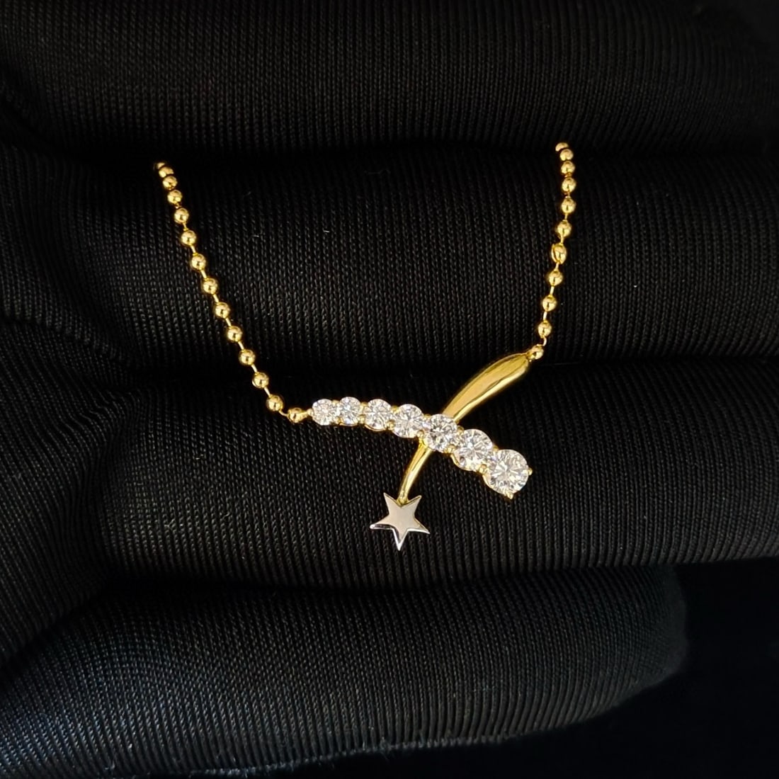 14k Gold 0.45 Ct Natural H Diamond Necklace: Ref:230965035 // gold content:14k gold // main gemstone:diamond // shape:round // carat weight:0. 45ct // clarity grade:vs-si // color:h // treatment:natural // cut grade:g // Condition: New Low
