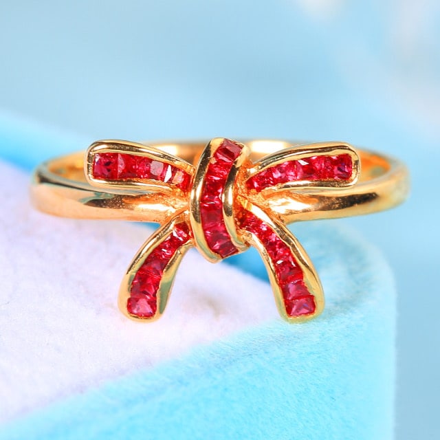14k Gold 0.7 Ct Natural Ruby Ring: Ref:230978343 // gold content:14k gold // ring size:7. 25us // // main gemstone:ruby // shape:other // carat weight:0. 7ct // color:red // treatment:natural //